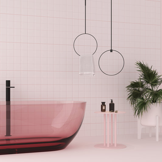 Тримач для рушника з підсвіткою Towel holder light (ral 9003)