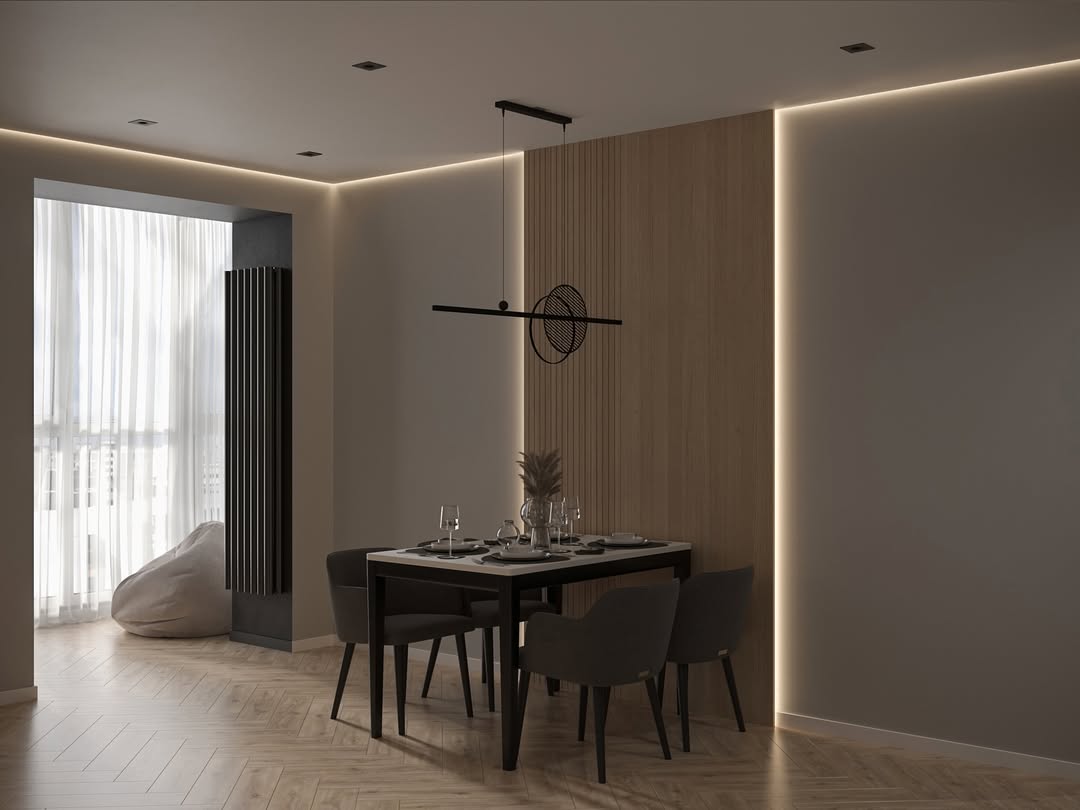 Підвісний стельовий світильник Mid 1500