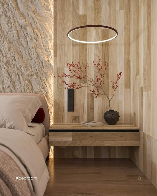 Підвісний світильник Ring 550 (ral 9010 та ral 1923)