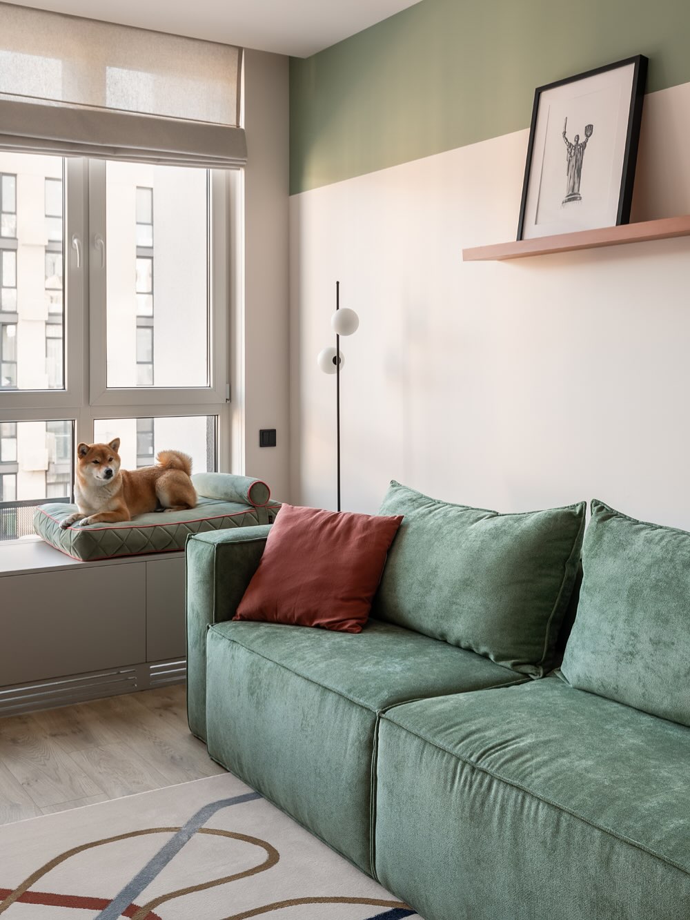 Торшер Bubble F