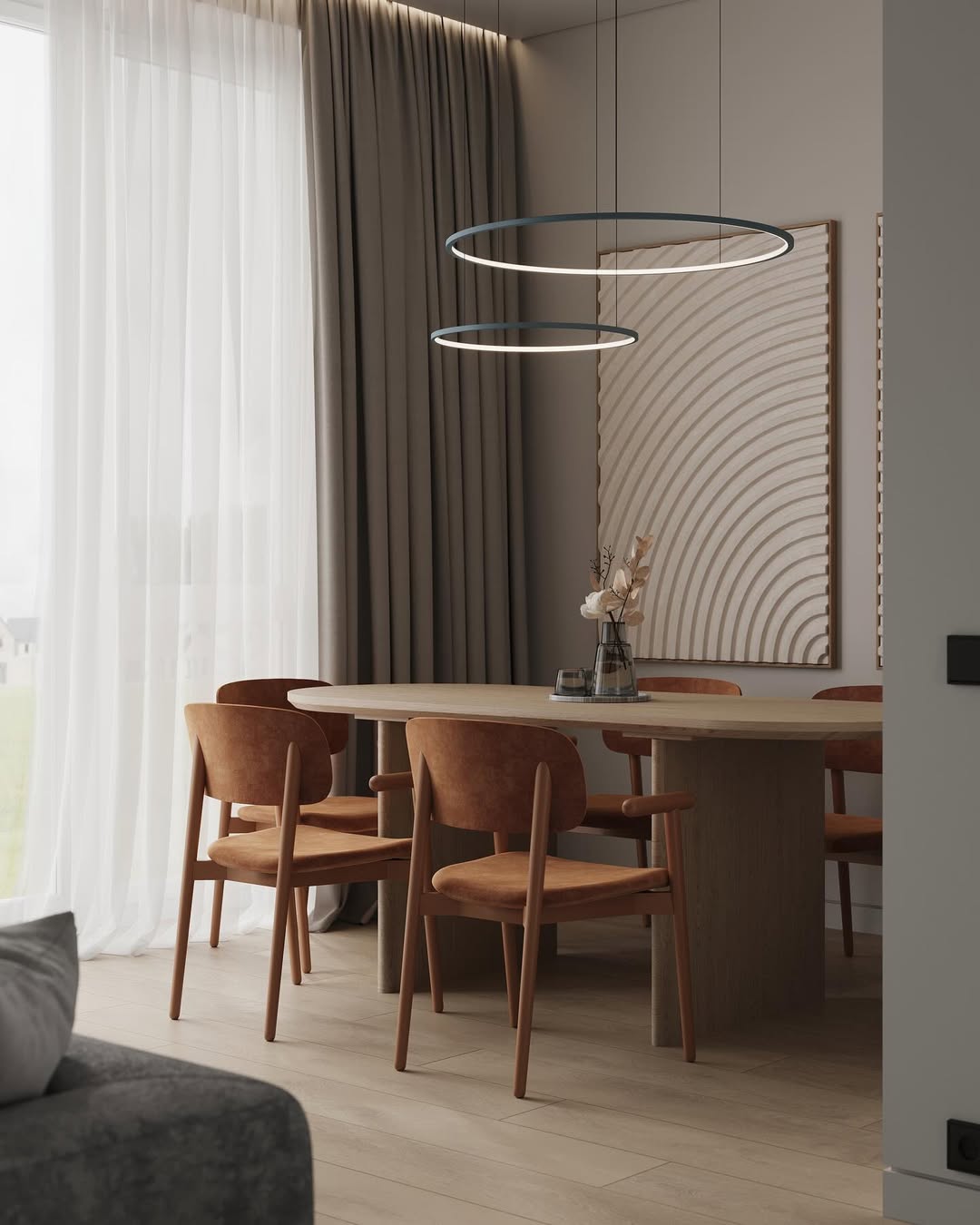 Підвісний світильник Ring Mix (ral 2010)