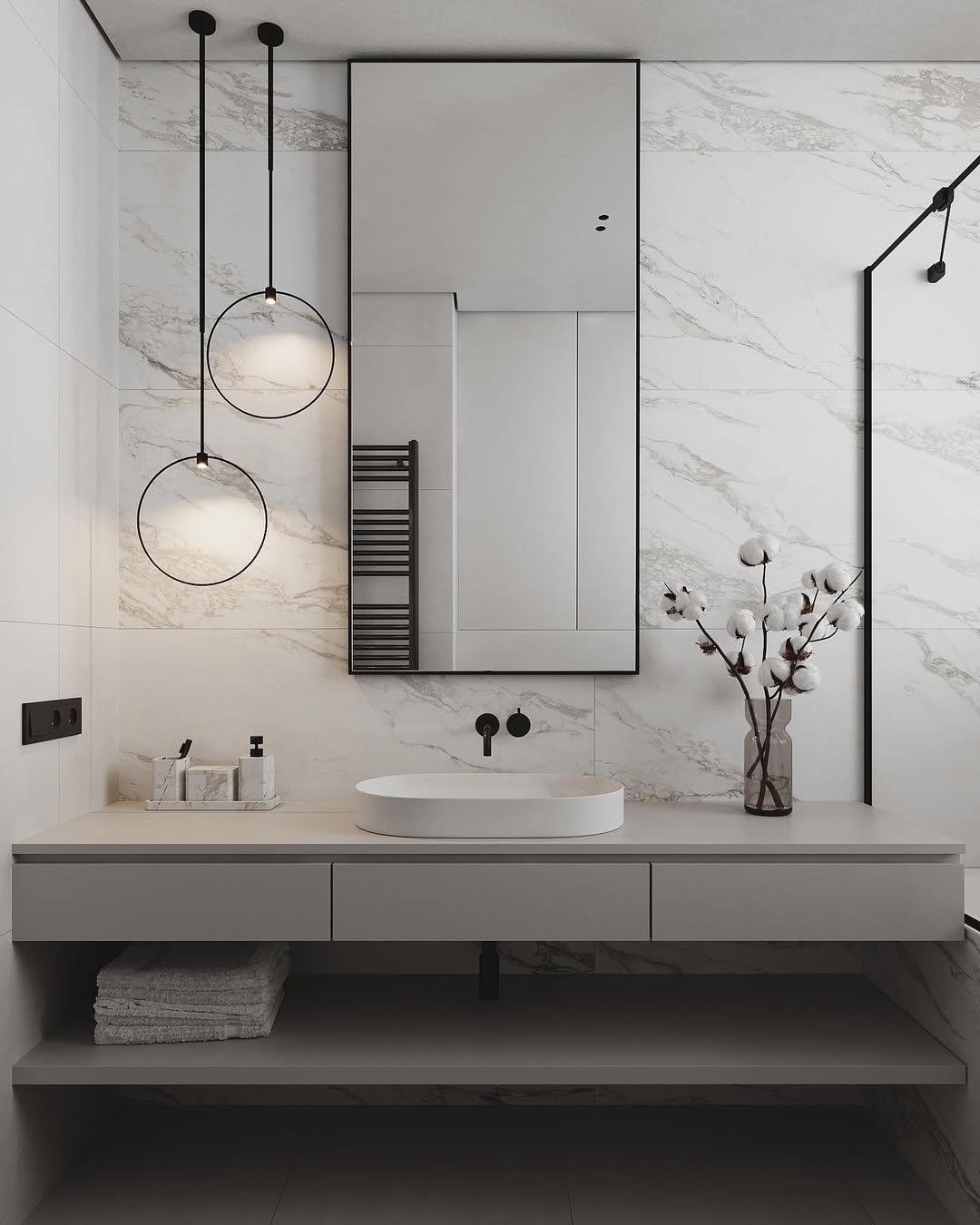 Тримач для рушника з підсвіткою Towel holder light